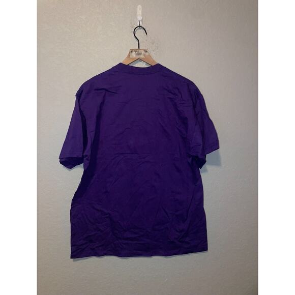 Vintage Arizona Shirt Native Art Artwork Feathers Graphic Purple Tee VTG 90s L - Picture 9 of 11